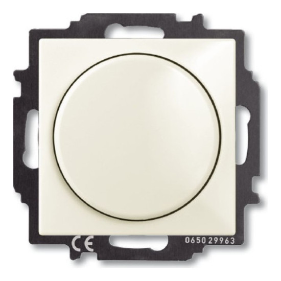 Светорегулятор-переключатель поворотный ABB BASIC 55, 400 Вт, chalet-white, 2CKA006515A0847