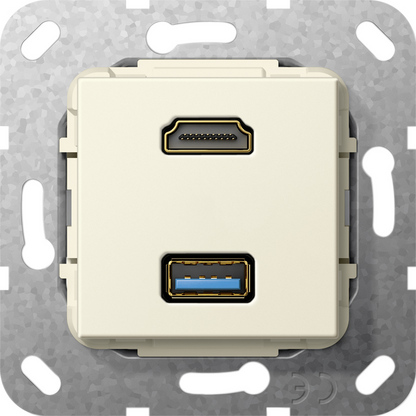 Gira Разъем HDMI, USB 3.0 A