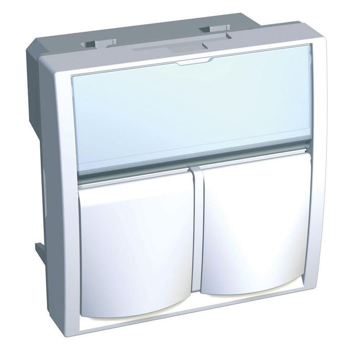 Накладка на розетку информационную Schneider Electric ALTIRA, белый, ALB45383
