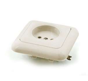 Розетка  РС10-005  IP20 белый  РС10-005