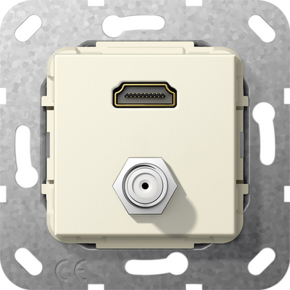 Gira Разъем HDMI, гнездо SAT F