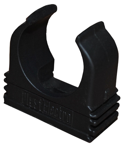 Клипса Plast Electro для труб  d=16 (черная или серая) шт PE 510 216