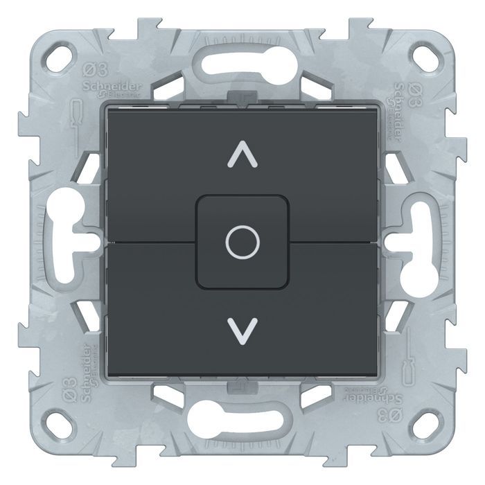 Выключатель жалюзи Schneider Electric UNICA NEW, антрацит, NU520854