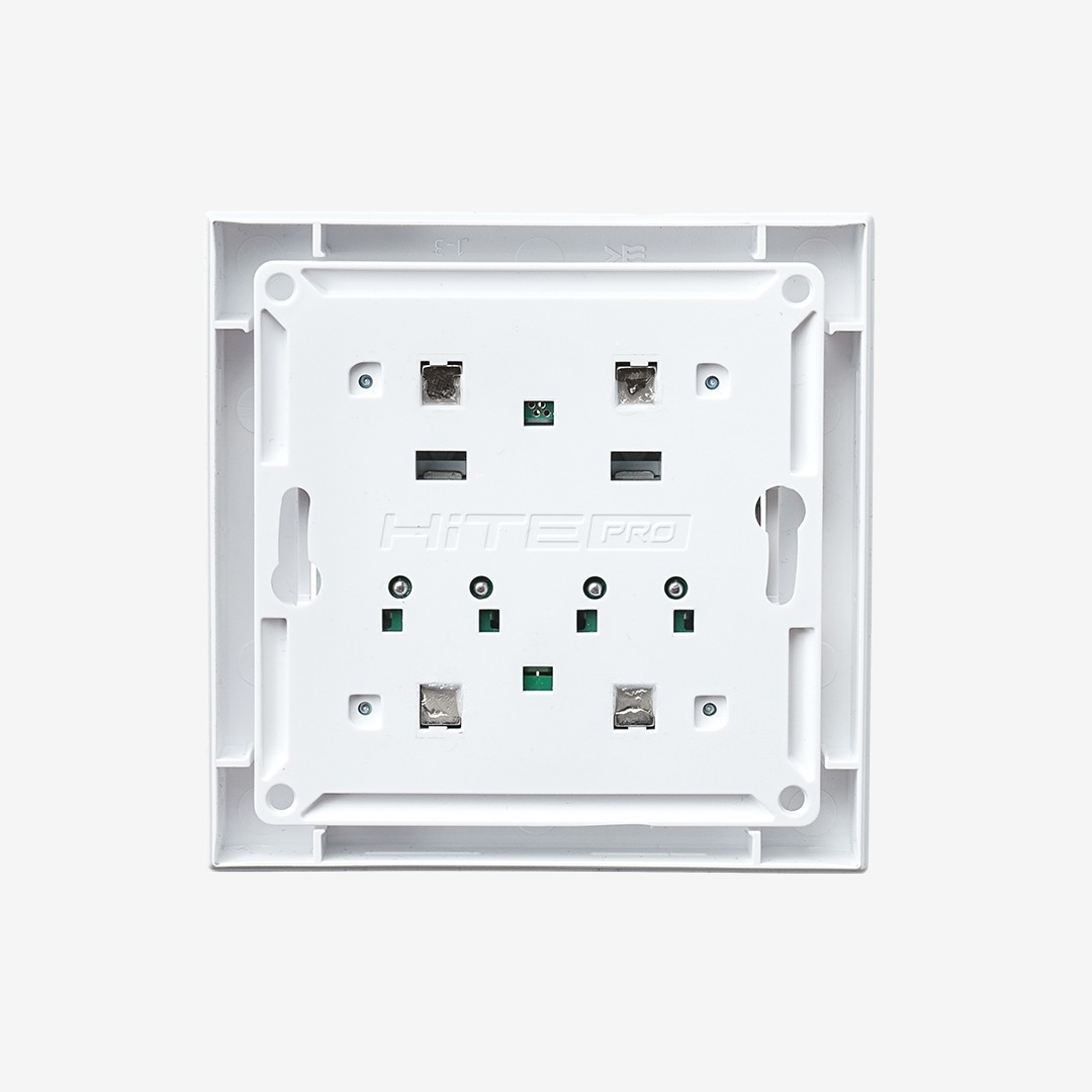 Радиовыключатель Base-2 черный карбон без рамки HiTE PRO